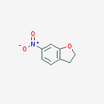 Structure of Benzofuran,  2,3-dihydro-6-nitro-