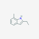Structure of 2-ethyl-7-Methyl-1H-indole