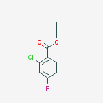 Structure of tert-Butyl2-chloro-4-fluoroBenzoate