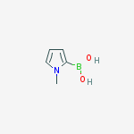 Structure of 1-Methyl-1H-pyrrole-2-boronic acid