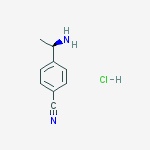 Structure of (R)-4-(1-AMINOETHYL)BENZONITRILE-HCL