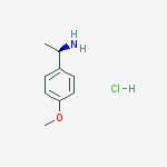 (R)-(+)-1-(4-Methoxyphenyl)Ethylamine-Hcl结构式