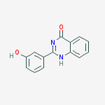 Structure of 4(3H)-Quinazolinone, 2-(3-hydroxyphenyl)