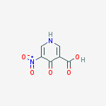 Structure of 4-Hydroxy-5-nitropyridine-3-carboxylic acid