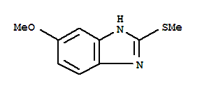 Structure of 5-METHOXY-2-(METHYLTHIO)BENZIMIDAZOLE