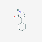 Structure of 3-cyclohexylpyrrolidin-2-one