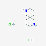 2,8-Diazaspiro[5.5]undecane, hydrochloride (1:2)结构式