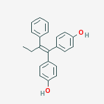 Structure of 1,1-bis(4-hydroxyphenyl)-2-phenylbut-1-ene