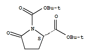 Structure of (S)-N-ALPHA-T-BUTYLOXYCARBONYL-PYROGLUTAMIC ACID T-BUTYL ESTER