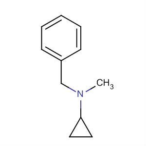 Structure of Benzenemethanamine, N-cyclopropyl-N-methyl-