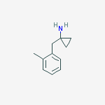 Structure of 1-(2-METHYLBENZYL)CYCLOPROPANAMINE 95%