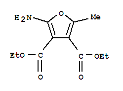 Structure of DIETHYL 2-AMINO-5-METHYLFURAN-3,4-DICARBOXYLATE