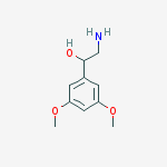 Structure of 2-amino-1-(3,5-dimethoxyphenyl)ethanol