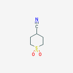 Structure of TETRAHYDRO-2H-THIOPYRAN-4-CARBONITRILE 1,1-DIOXIDE