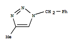 Structure of 4-METHYL-1-PHENYLMETHYL-1H-1,2,3-TRIAZOLE