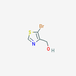 Structure of 4-Thiazolemethanol, 5-bromo-
