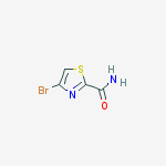 Structure of 4-bromothiazole-2-carboxamide