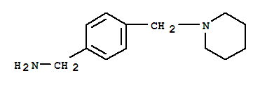 Structure of [4-(PIPERIDINOMETHYL)PHENYL]METHYLAMINE