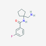 N-(1-AMINOMETHYL-CYCLOPENTYL)-3-FLUORO-BENZAMIDE