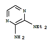 Structure of 2-AMINO-3-(DIETHYLAMINO)PYRAZINE