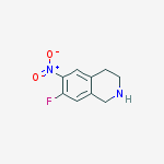 Structure of 7-Fluoro-6-nitro-1,2,3,4-tetrahydroisoquinoline