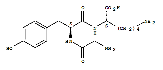 Structure of glycyl-tyrosyl-lysine