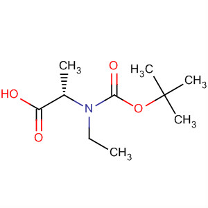 Structure of L-Alanine, N-[(1,1-dimethylethoxy)carbonyl]-N-ethyl-