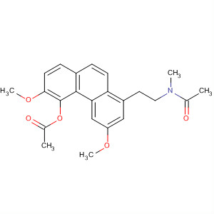 Structure of Acetamide,N-[2-[5-(acetyloxy)-3,6-dimethoxy-1-phenanthrenyl]ethyl]-N-methyl-