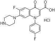 Structure of Sarafloxacin hydrochloride