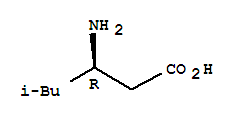 Structure of (3R)-3-AMINO-5-METHYL-HEXANOIC ACID