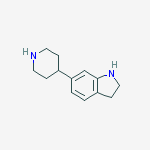 Structure of 6-(PIPERIDIN-4-YL)INDOLINE