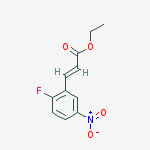Structure of Ethyl (2E)-3-(2-fluoro-5-nitrophenyl)prop-2-enoate