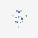 Structure of 2,4,6-trichloropyrimidin-5-amine