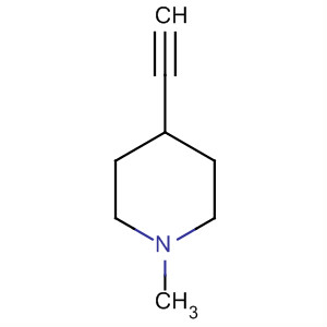 Piperidine, 4-ethynyl-1-methyl-结构式