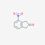 Structure of 4-Nitro-2-indanone
