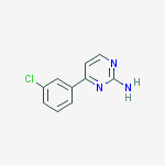 Structure of 4-(3-CHLOROPHENYL)PYRIMIDIN-2-AMINE