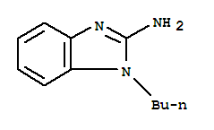Structure of 1-butyl-1H-benzimidazol-2-amine