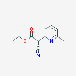 Structure of Ethyl 2-cyano-2-(6-methylpyridin-2-yl)acetate