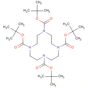 Structure of 1,4,7,10-Tetraazacyclododecane-1,4,7,10-tetracarboxylic acid,tetrakis(1,1-dimethylethyl) ester
