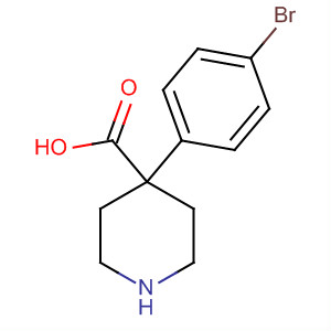 Structure of 4-(4-BROMOPHENYL)PIPERIDINE-4-CARBOXYLIC ACID