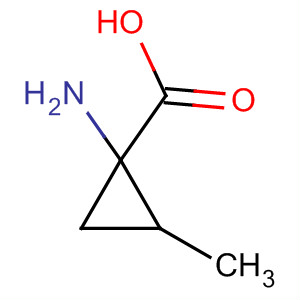 Structure of Cyclopropanecarboxylic acid, 1-amino-2-methyl-