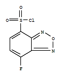 Structure of 2,1,3-BENZOXADIAZOLE-4-SULFONYL CHLORIDE,7-FLUORO-