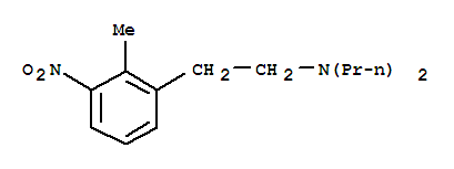 Structure of N,N-Dipropyl-2-methyl-3-nitrophenylethanamine