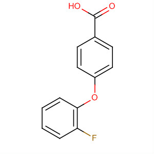 Benzoic acid, 4-(2-fluorophenoxy)-结构式
