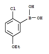 Structure of 2-CHLORO-5-ETHOXYBENZENEBORONIC ACID 97