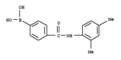 Structure of 4-(2,4-DIMETHYLPHENYLCARBAMOYL)PHENYLBORONIC ACID