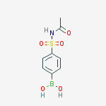 Structure of 4-(N-ACETYLSULPHAMOYL)BENZENEBORONIC ACID 97