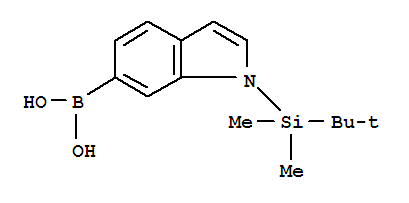 1-TBDMS-吲哚-6-硼酸结构式