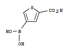 Structure of 2-CARBOXYTHIOPHENE-4-BORONIC ACID 98