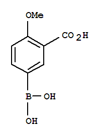 Structure of 3-CARBOXY-4-METHOXYPHENYLBORONIC ACID